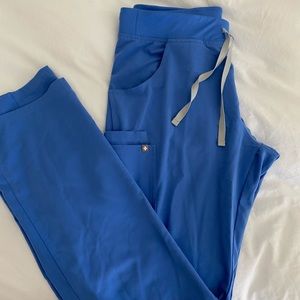 FIGS Kade scrub pants in Ceil Blue